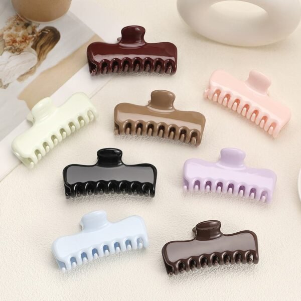 Glossy Geometric Claw Clip (9.5 cm)