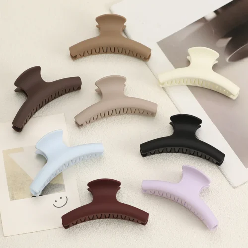 Large Rhinestone Accent Acetate Claw Clip