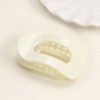 Large Glossy Oval Flat Claw Clip