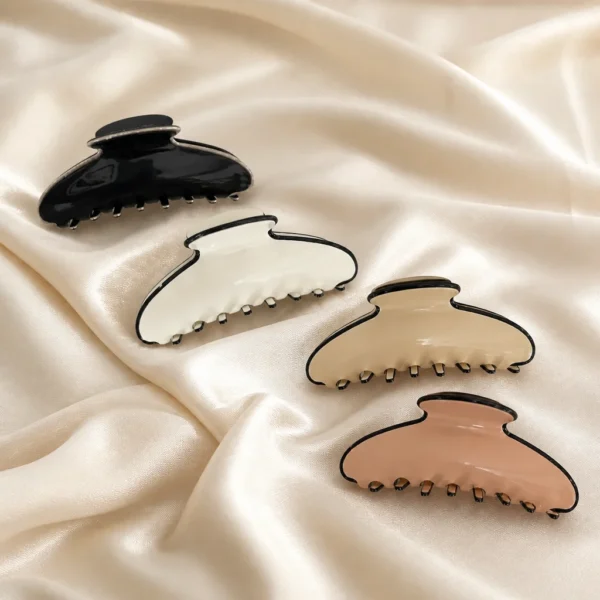 Curved Acetate Jaw Clip