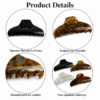 Glossy Tortoise Shell Claw Clip