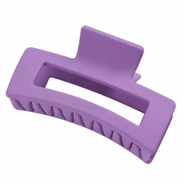 Large Matte Hollow Claw Clip
