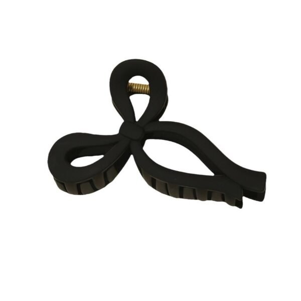Large Frosted Bow Claw Clip