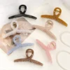 Large Jelly Cross Claw Clip