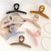Large Jelly Cross Claw Clip