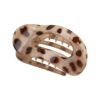 Large Glossy Oval Flat Claw Clip