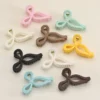 Large Frosted Bow Claw Clip