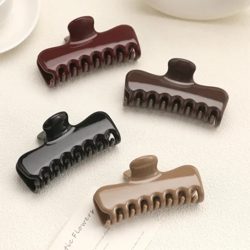 Glossy Geometric Claw Clip (9.5 cm)