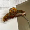 Brown Tortoise Shell Style 2 Claw Clip