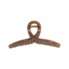 Large Jelly Cross Claw Clip