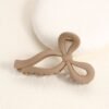Large Frosted Bow Claw Clip