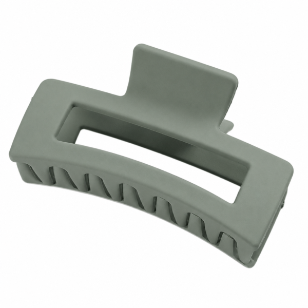 Large Matte Hollow Claw Clip