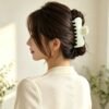 Glossy Geometric Claw Clip (9.5 cm)