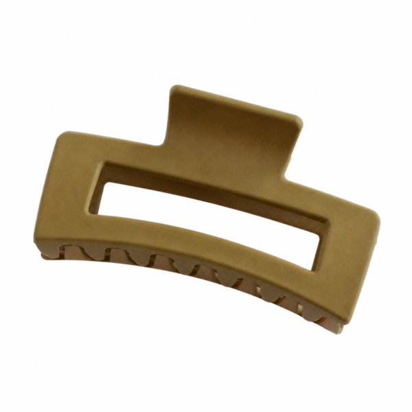 Large Matte Hollow Claw Clip