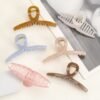 Large Jelly Cross Claw Clip