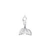 White Mermaid Tail Pendant