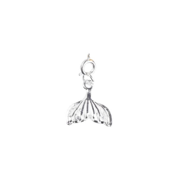 White Mermaid Tail Pendant