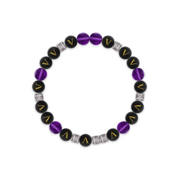 Balanced Red Onyx Initial R Bracelet – 5981D4
