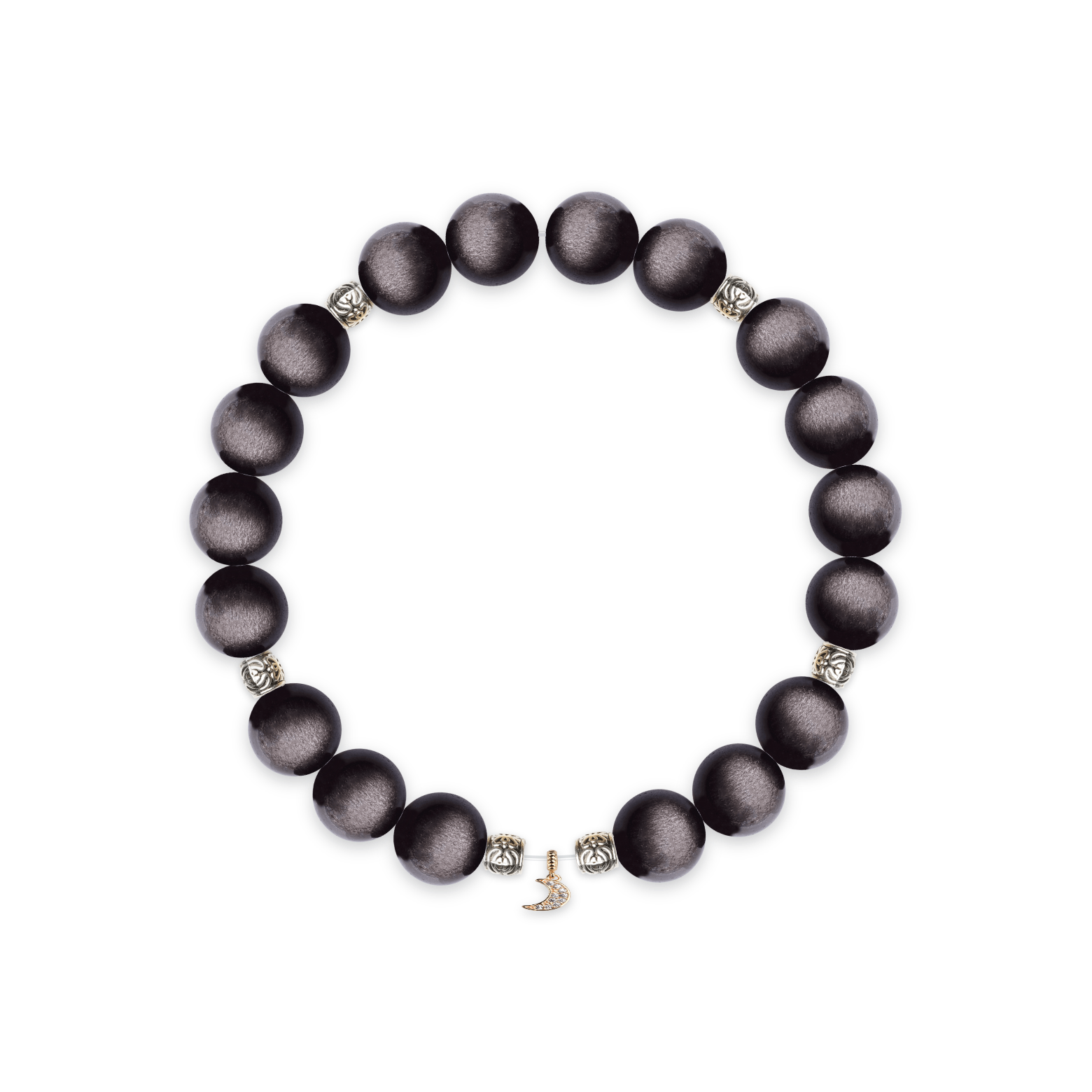 Balanced Red Onyx Initial R Bracelet